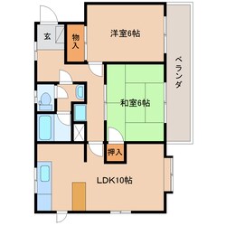 静岡駅 バス17分  昭府二丁目下車：停歩3分 1階の物件間取画像